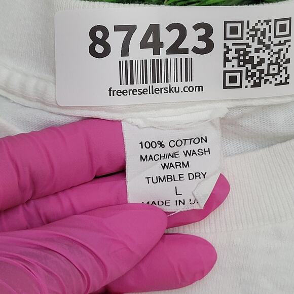 Vintage 90s UCA Cheerleaders Shirt Womens L 21x26 White - Picture 8 of 15